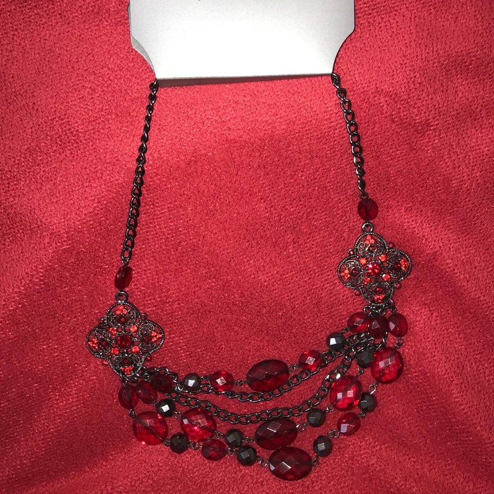 Burgundy Necklace
